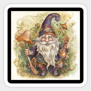 Gnome fantastic creature Sticker